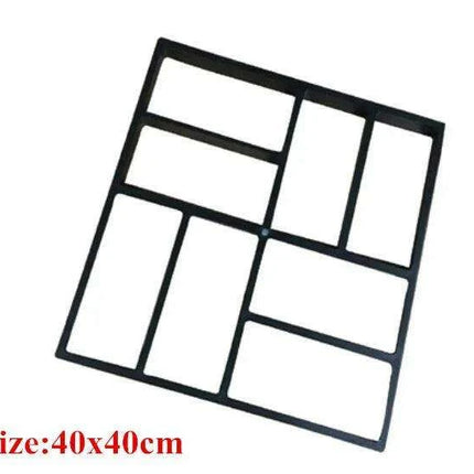 DIY Garden Pathway Mold for Paving Stones - Create Custom Walkways with Manually Crafted Concrete Slabs - Très Elite