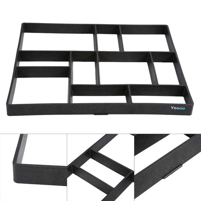 DIY Garden Pathway Paving Mold for Custom Concrete Walkways and Patios