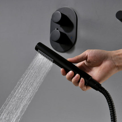 Thermostatic Rainfall Shower System with Handheld & Valve
