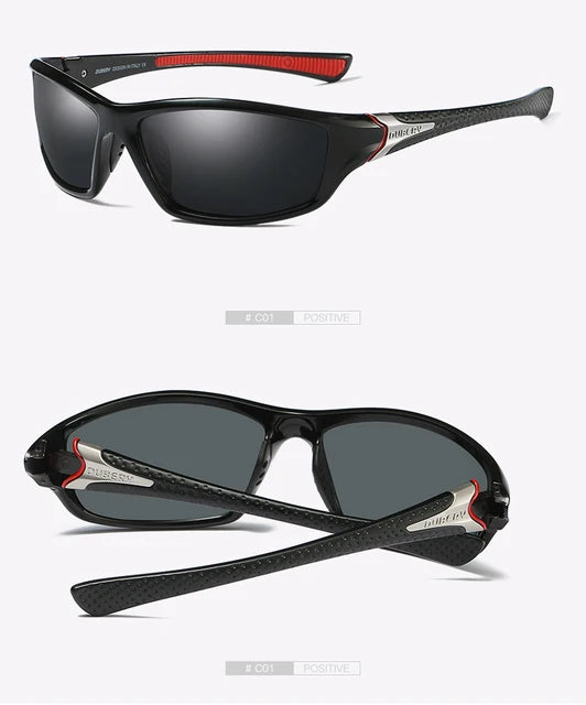 Vintage Style Men's Polarized Sunglasses with UV Protection and Anti-Glare Coating