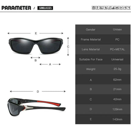 Classic Elegance Men's Polarized Sunglasses - Unmatched Clarity and Style