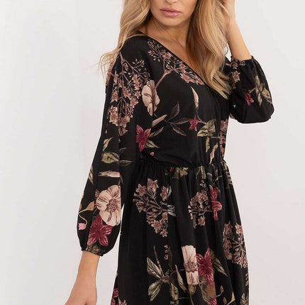Daydress 201297 Flared Mini Dress With Animal Motif - Très Elite