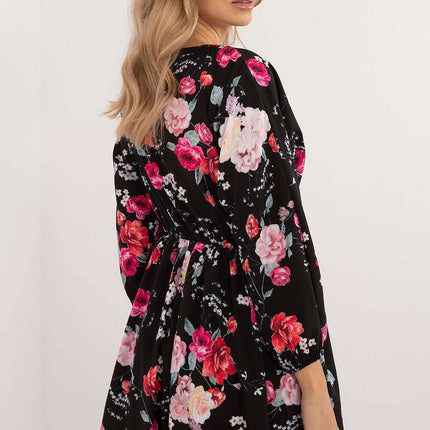 Daydress 201297 Flared Mini Dress With Animal Motif - Très Elite