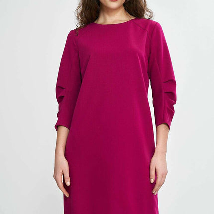 Daydress 211816 Round Neckline A Line Silhouette Knee Length