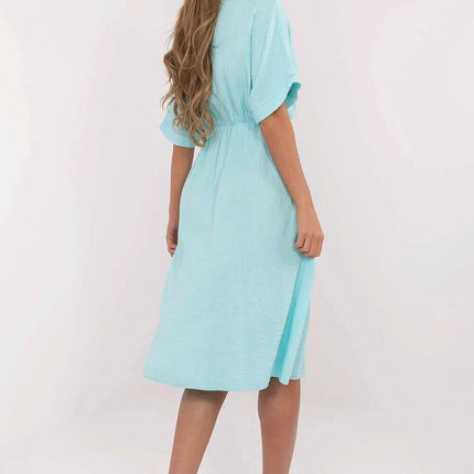 Daydress 212057 Breathable Cotton With Wrap Front Silhouette - Très Elite