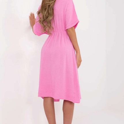 Daydress 212057 Breathable Cotton With Wrap Front Silhouette - Très Elite