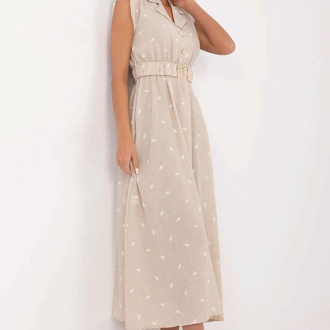 Daydress 212302 Maxi Sleeveless Summer Dress With Collar