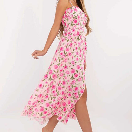 Daydress 213311 Flared Midi Dress With Adjustable Straps - Très Elite