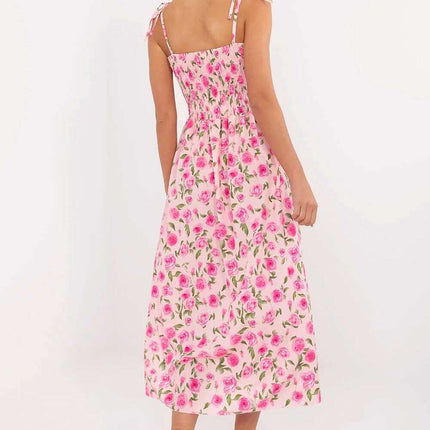 Daydress 213311 Flared Midi Dress With Adjustable Straps - Très Elite