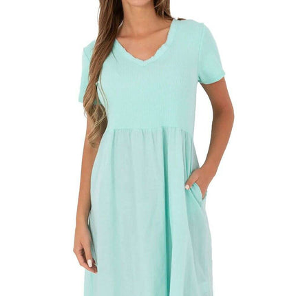 Daydress 213790 Flared Summer Dress Cotton Elastane Blend - Très Elite