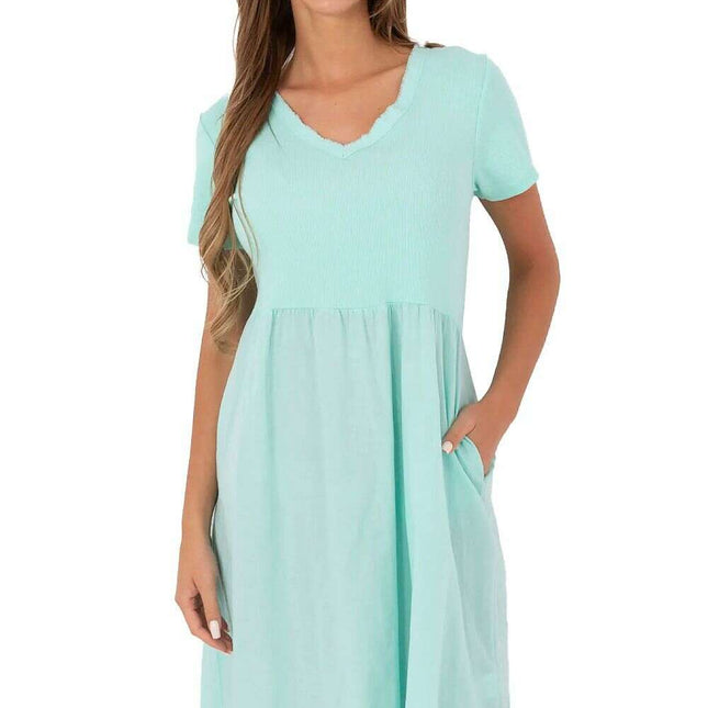 Daydress 213790 Flared Summer Dress Cotton Elastane Blend