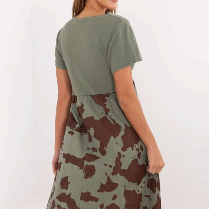 Daydress 213801 Summer Flared Dress Breathable Cotton - Très Elite