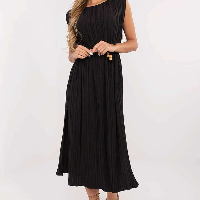 Daydress 213813 Sleeveless Pleated Midi Summer Dress