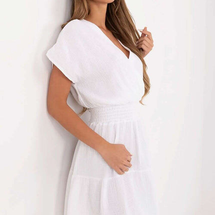Daydress 213836 Light Cotton Muslin Knee Length Dress - Très Elite