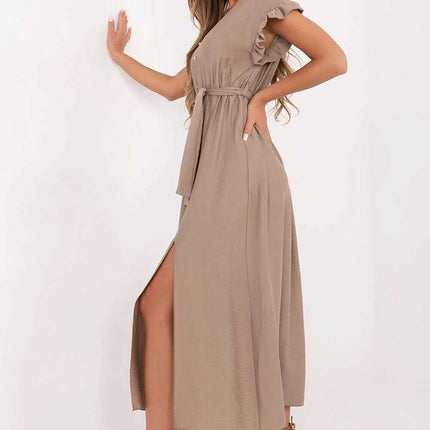 Daydress 213844 Flared Midi Summer Dress In Viscose - Très Elite