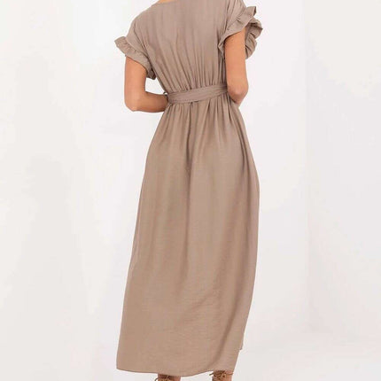 Daydress 213844 Flared Midi Summer Dress In Viscose - Très Elite