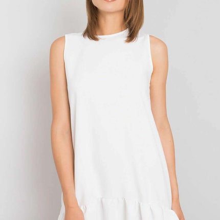 Daydress 214470 Sleeveless White Casual Dress For Weddings - Très Elite