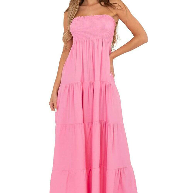 Daydress 214483 Summer Maxi Dress Viscose Linen Breathable