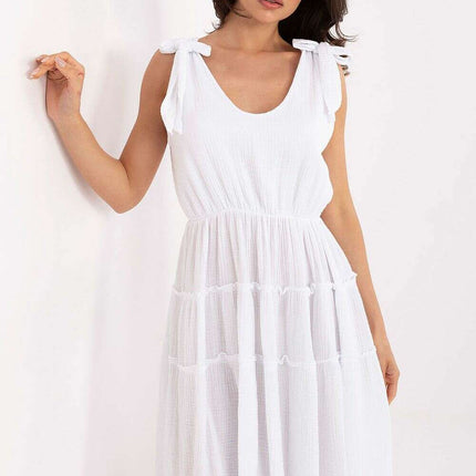 Daydress 215203 Summer Cotton Flared Dress For Women - Très Elite