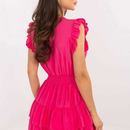 Daydress 215504 Light Romantic Flared Mini Dress Viscose - Très Elite