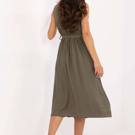 Daydress 215556 Flared Sleeveless Summer Dress Viscose Blend - Très Elite