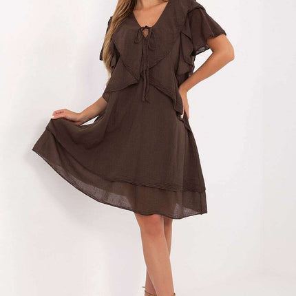Daydress 215788 Boho Cotton Summer Dress For Warm Weather - Très Elite