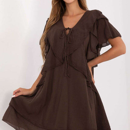 Daydress 215788 Boho Cotton Summer Dress For Warm Weather - Très Elite