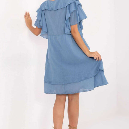 Daydress Boho Style 215791 Oversized Loose Cotton Dress - Très Elite