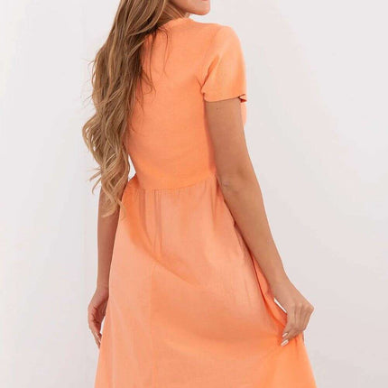 Daydress Flared Summer Dress 213799 Cotton Elastane - Très Elite