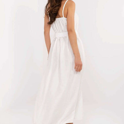 Daydress Maxi Beige Viscose Dress for Summer Comfort - Très Elite