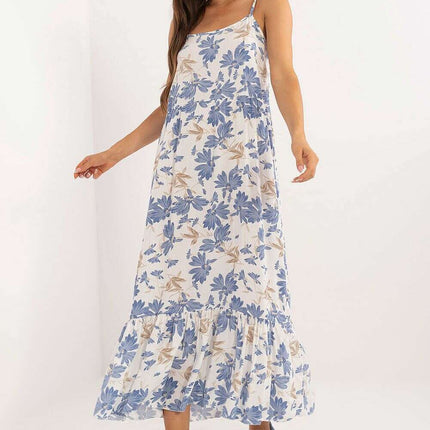 Daydress Model 198944 Flowy Viscose Summer Dress For Women - Très Elite