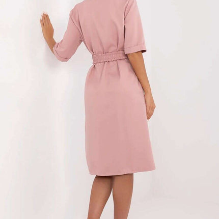 Daydress Model 211286 Pink Polyester Blend Chic Workwear - Très Elite