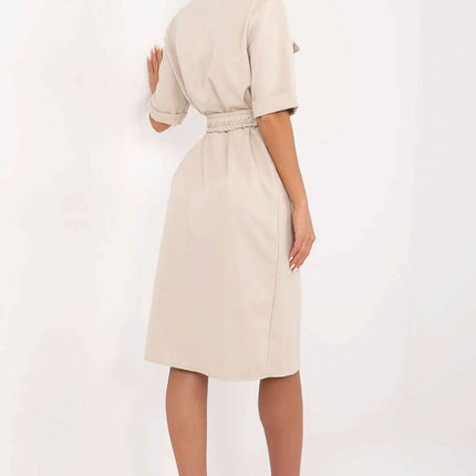 Daydress Model 211286 Pink Polyester Blend Chic Workwear - Très Elite