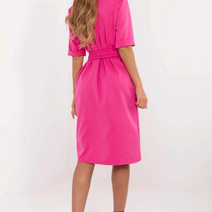 Daydress Model 211286 Pink Polyester Blend Chic Workwear - Très Elite