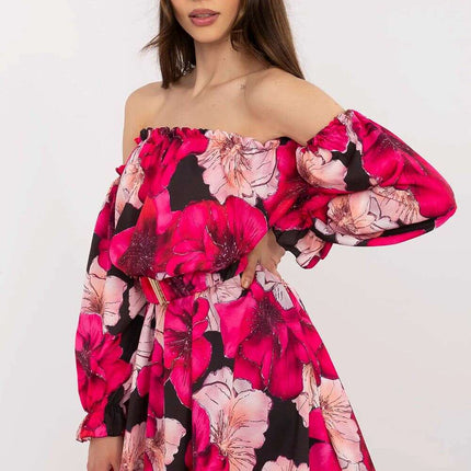 Daydress Model 212524 Flared Summer Dress Flattering Fit - Très Elite