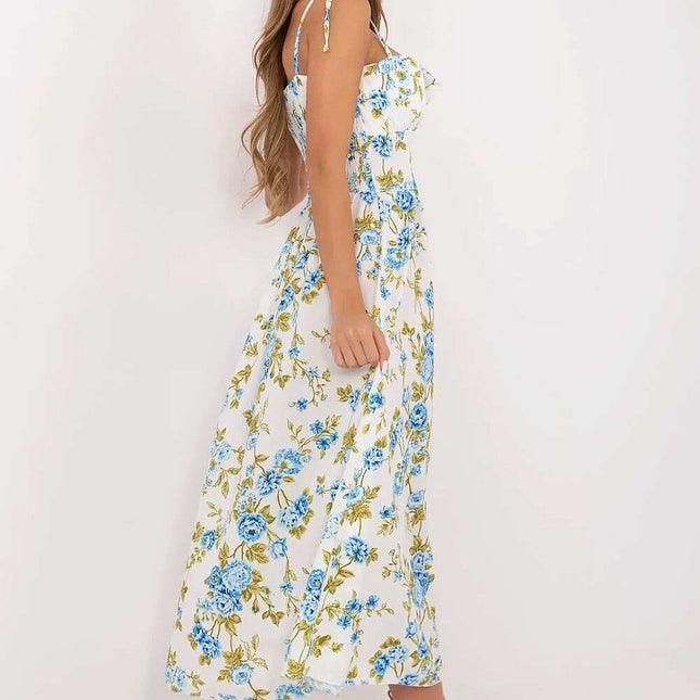 Daydress Model 213227 Flared Midi Dress With Corset Waist