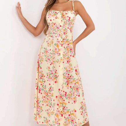 Daydress Model 213229 Midi Dress With Adjustable Straps - Très Elite