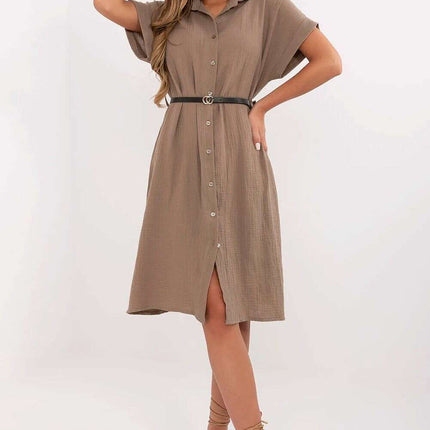Daydress Model 213236 Classic Cotton Work Dress Daily Wear - Très Elite