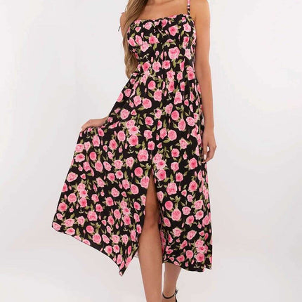 Daydress Model 213302 Rectangular Neckline Midi Dress - Très Elite
