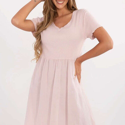 Daydress Model 213794 Flared Summer Dress Cotton Blend - Très Elite