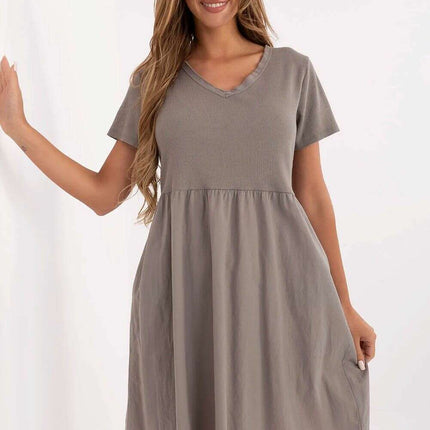 Daydress Model 213798 Summer Flared Cotton Dress Chic - Très Elite