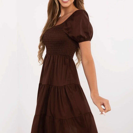 Daydress Model 213839 Cotton Blend Summer Midi Dress - Très Elite
