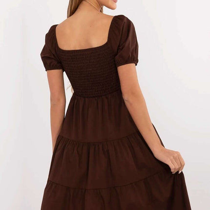 Daydress Model 213839 Cotton Blend Summer Midi Dress - Très Elite