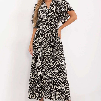 Daydress Model 214477 Beige Maxi Dress For Summer Everyday - Très Elite