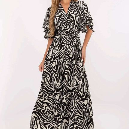 Daydress Model 214477 Beige Maxi Dress For Summer Everyday - Très Elite