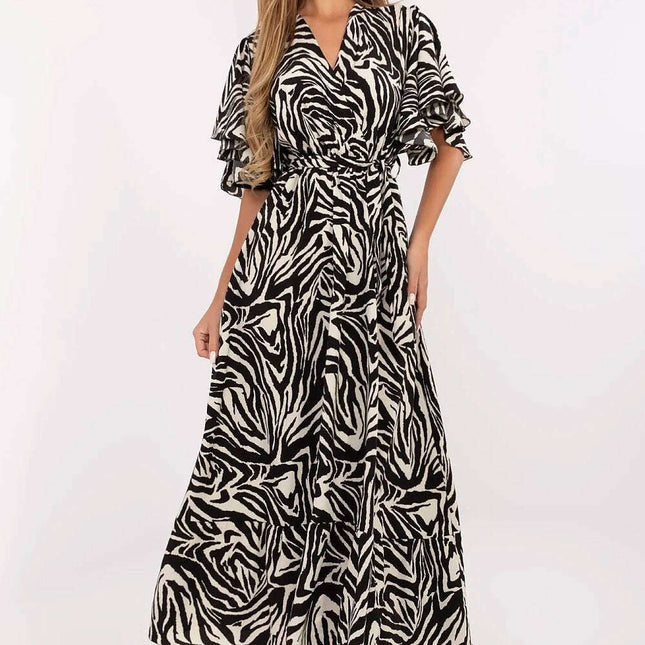 Daydress Model 214477 Beige Maxi Dress For Summer Everyday