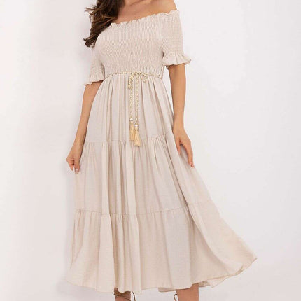 Daydress Model 215183 Lightweight Viscose Midi Dress - Très Elite