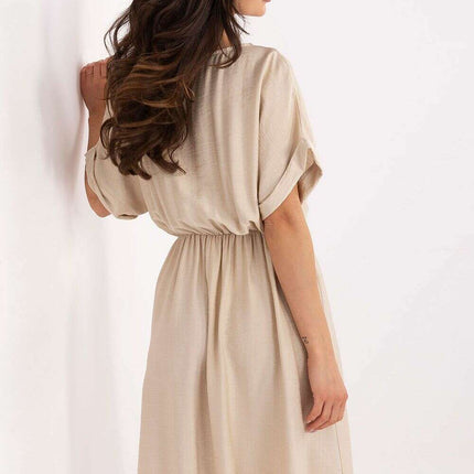 Daydress Model 215209 Summer Viscose Knee Length Dress - Très Elite
