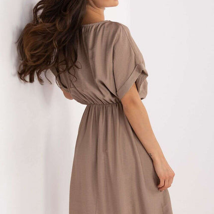 Daydress Model 215209 Summer Viscose Knee Length Dress - Très Elite