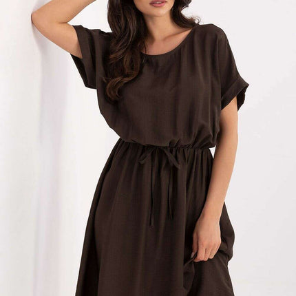 Daydress Model 215209 Summer Viscose Knee Length Dress - Très Elite